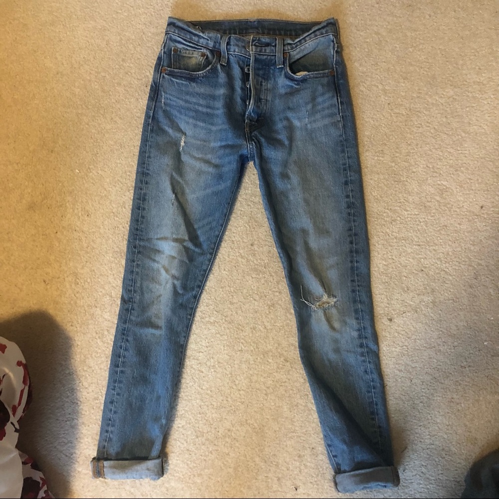 Levi 501 skinny jeans size 24